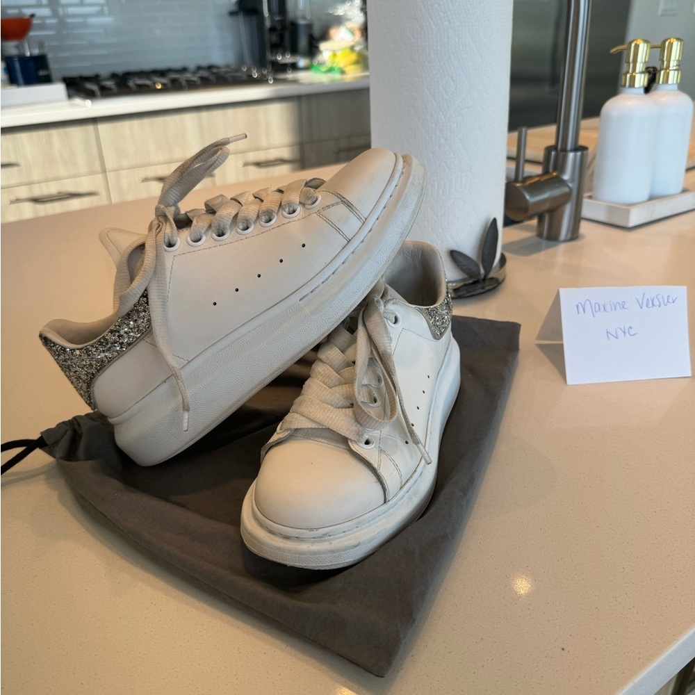Alexander McQueen Lowtop Lace Up Sneakers